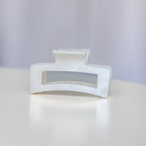 Classic Hair Claw Clip White