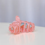 Frangpani Bouquet Hair Claw Clip Orange