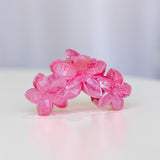 Frangpani Bouquet Hair Claw Clip Pink