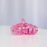 Frangpani Bouquet Hair Claw Clip Pink