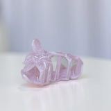 Frangpani Bouquet Hair Claw Clip Light Pink