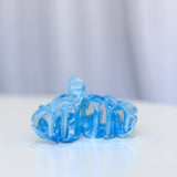 Frangpani Bouquet Hair Claw Clip Light Blue