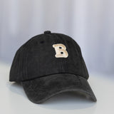 Sporty Strap back Cap Black