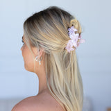 Frangpani Bouquet Hair Claw Clip Light Pink