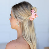 Frangpani Bouquet Hair Claw Clip Orange