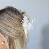 Spider Shell Hair Claw Clip Pearl