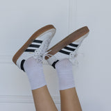 Luxe Leisure Slouch Socks White