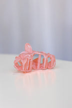 Frangpani Bouquet Hair Claw Clip Orange