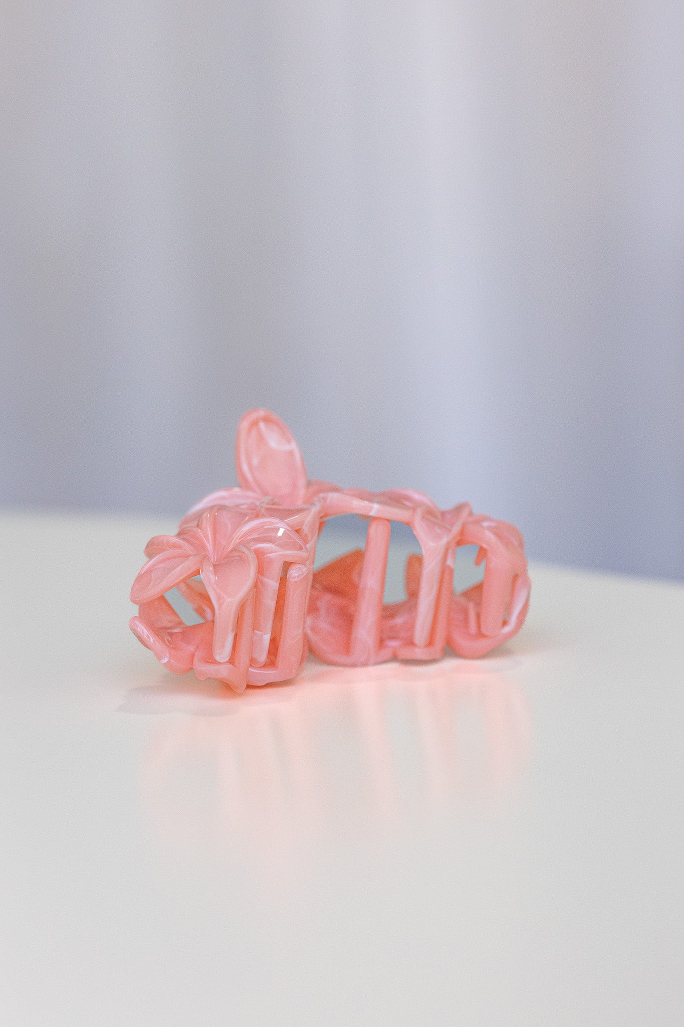 Frangpani Bouquet Hair Claw Clip Orange