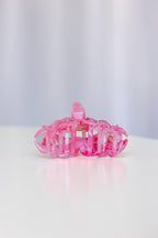 Frangpani Bouquet Hair Claw Clip Pink