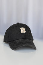 Sporty Strap back Cap Black