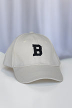 Sporty Strap back Cap Cream