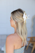 Spider Shell Hair Claw Clip Pearl