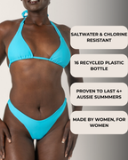 Seven Mile Bikini Top - Lagoon