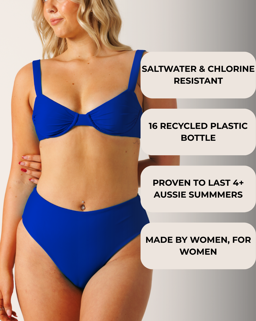 Wategos Bikini Top - Deep Sea