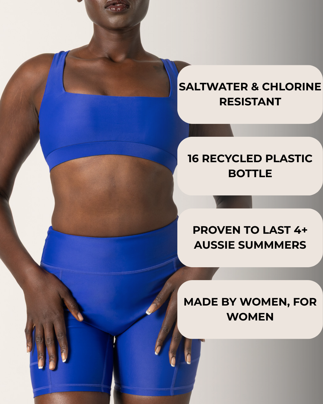 Lighthouse Bikini Top - Deep Sea