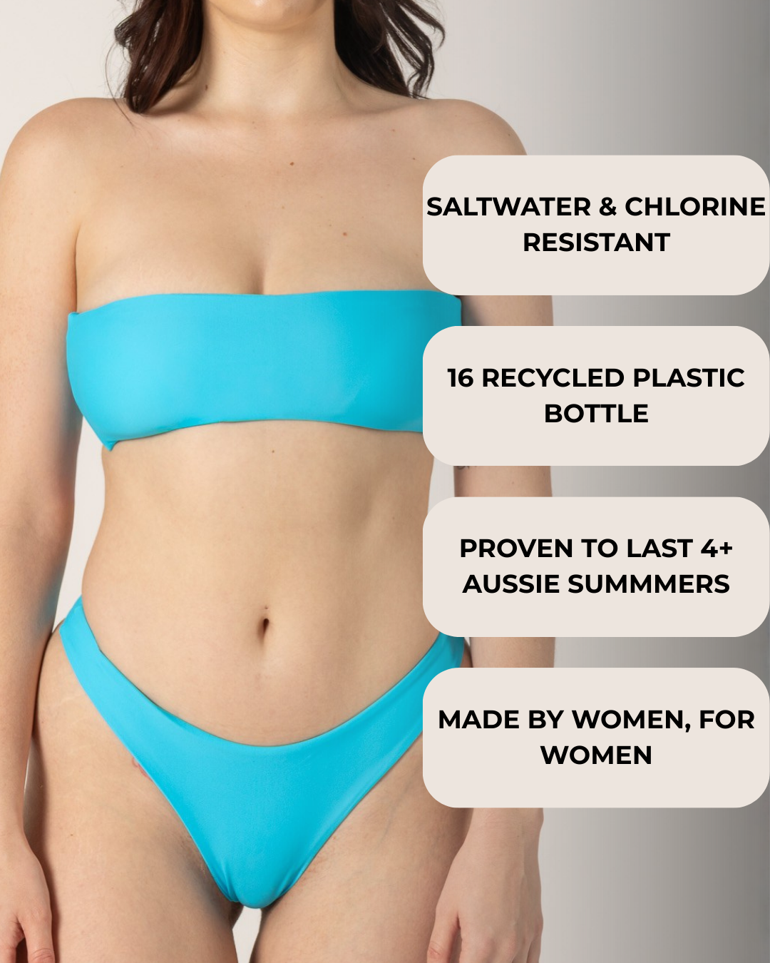 Shelly Bikini Top - Lagoon