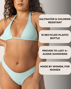 Seven Mile Bikini Top - Sky