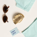 Pippi Metal Claw Hair Clip - Gold