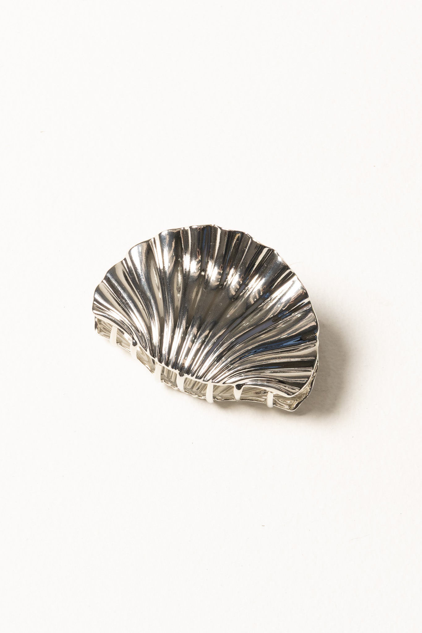 Pippi Metal Claw Hair Clip - Silver