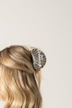 Pippi Metal Claw Hair Clip - Silver