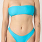 Shelly Bikini Top in Lagoon – Blue Apparel