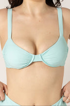Wategos Bikini Top in Sky – Blue Apparel