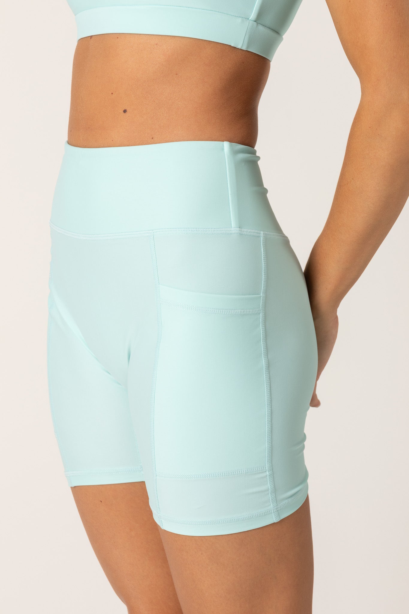 Belongil Bikini Shorts - Sky