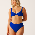 Sharpes Bikini Bottom in Deep Sea – Blue Apparel