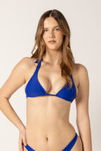Seven Mile Bikini Top in Deep Sea – Blue Apparel