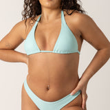 Seven Mile Bikini Top in Sky – Blue Apparel