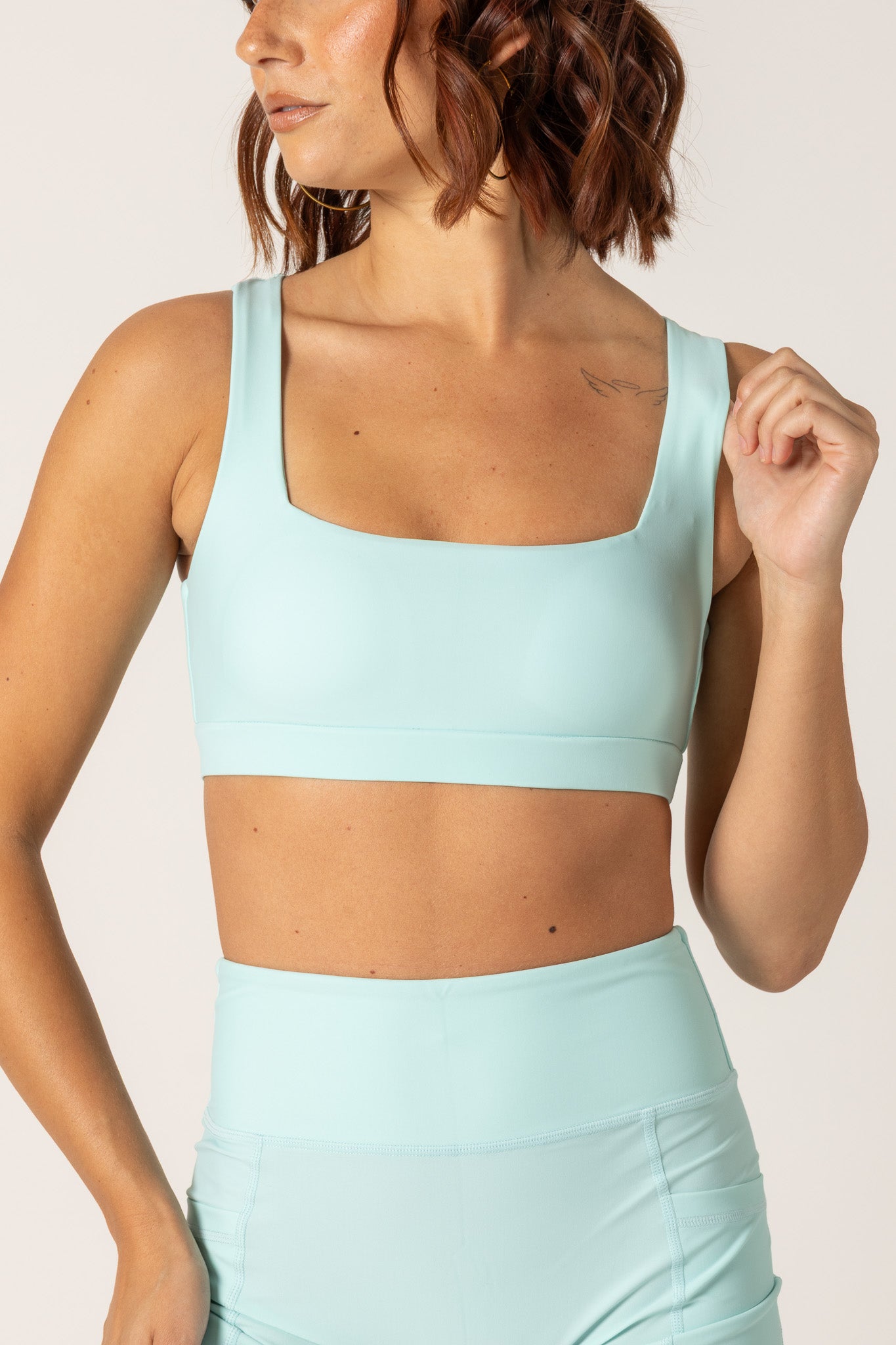 Lighthouse Bikini Top in Sky – Blue Apparel