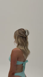 Pippi Metal Claw Hair Clip - Silver